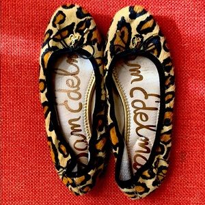 leopard print sam edelman flats